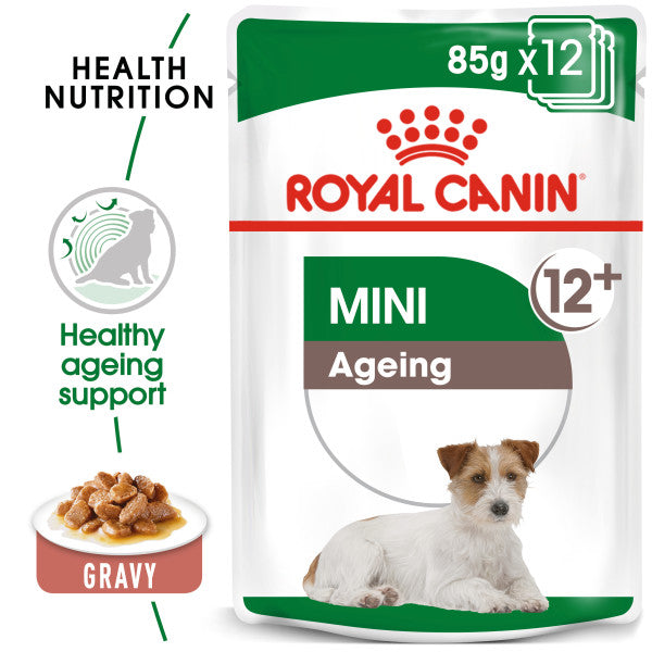 Royal Canin Mini Ageing 12+ Senior in Gravy Wet Dog Food