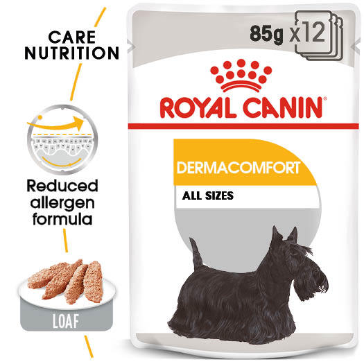 Royal Canin Dermacomfort Adult Wet Dog Food Pouches