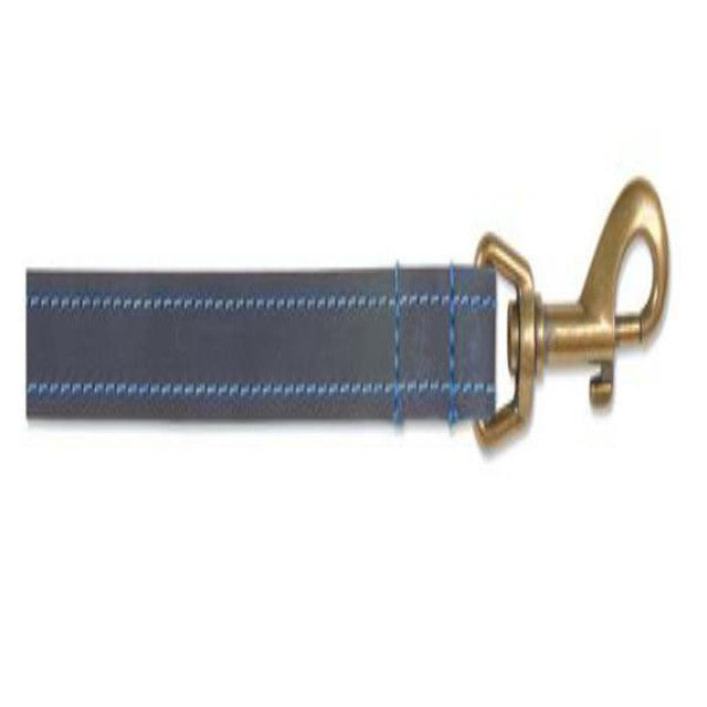 Ancol Timberwolf Leather Lead Blue 1m