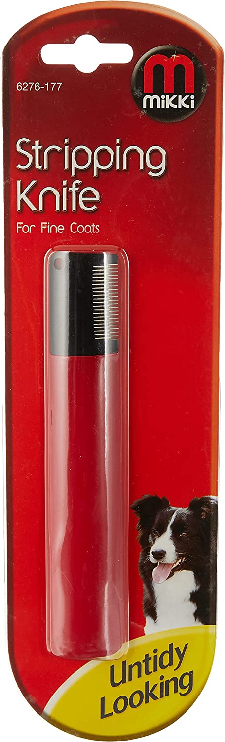Mikki Stripping Knife Fine Dog Grooming