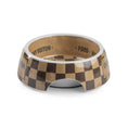 Load image into Gallery viewer, Tan Checker Chewy Vuiton Bowl - 3 Sizes!! Dog Bowls: Medium
