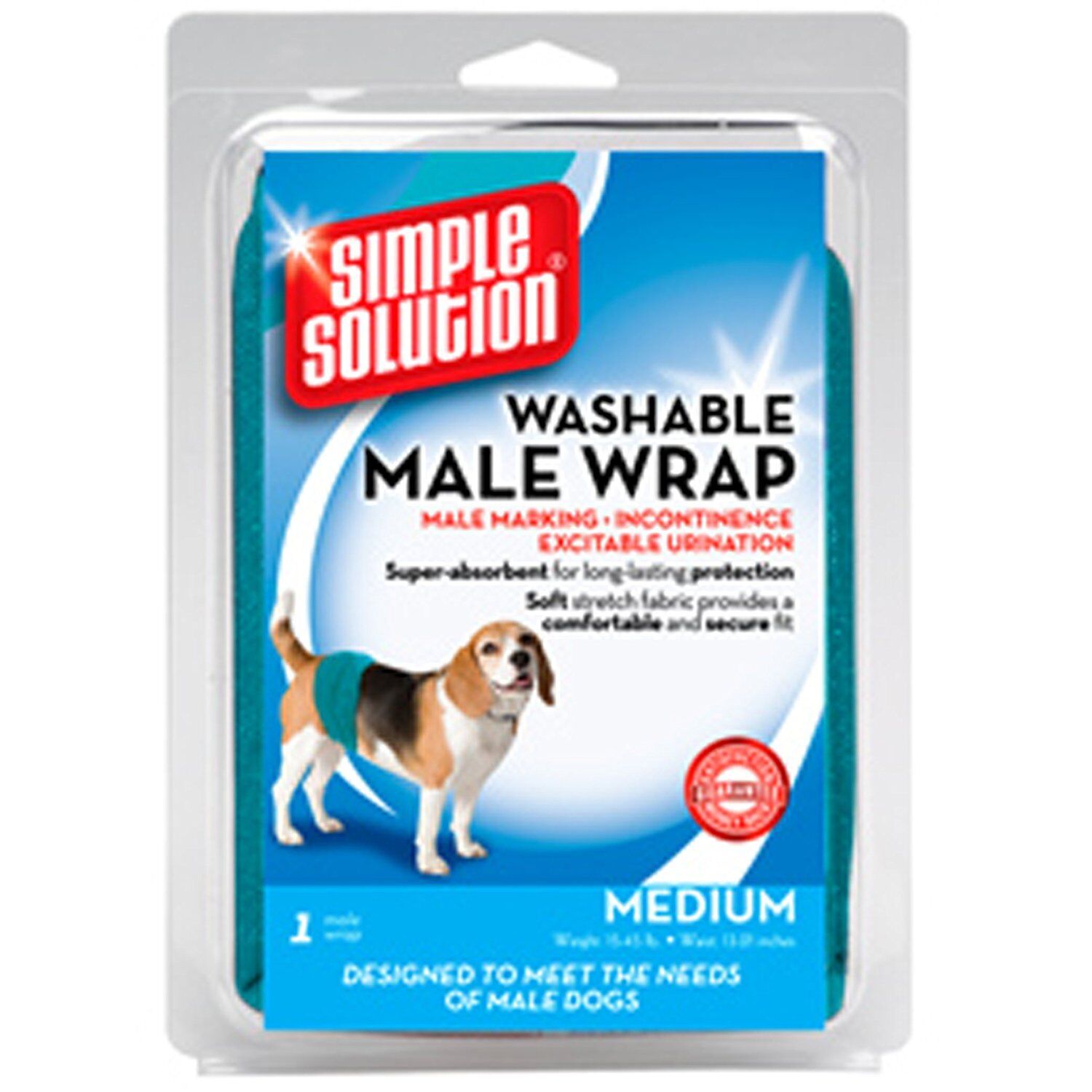 Simple Solution Washable Male Wrap Medium