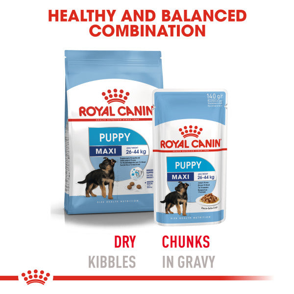 Royal Canin Maxi Puppy in Gravy Wet Food