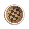 Load image into Gallery viewer, Tan Checker Chewy Vuiton Bowl - 3 Sizes!! Dog Bowls: Medium
