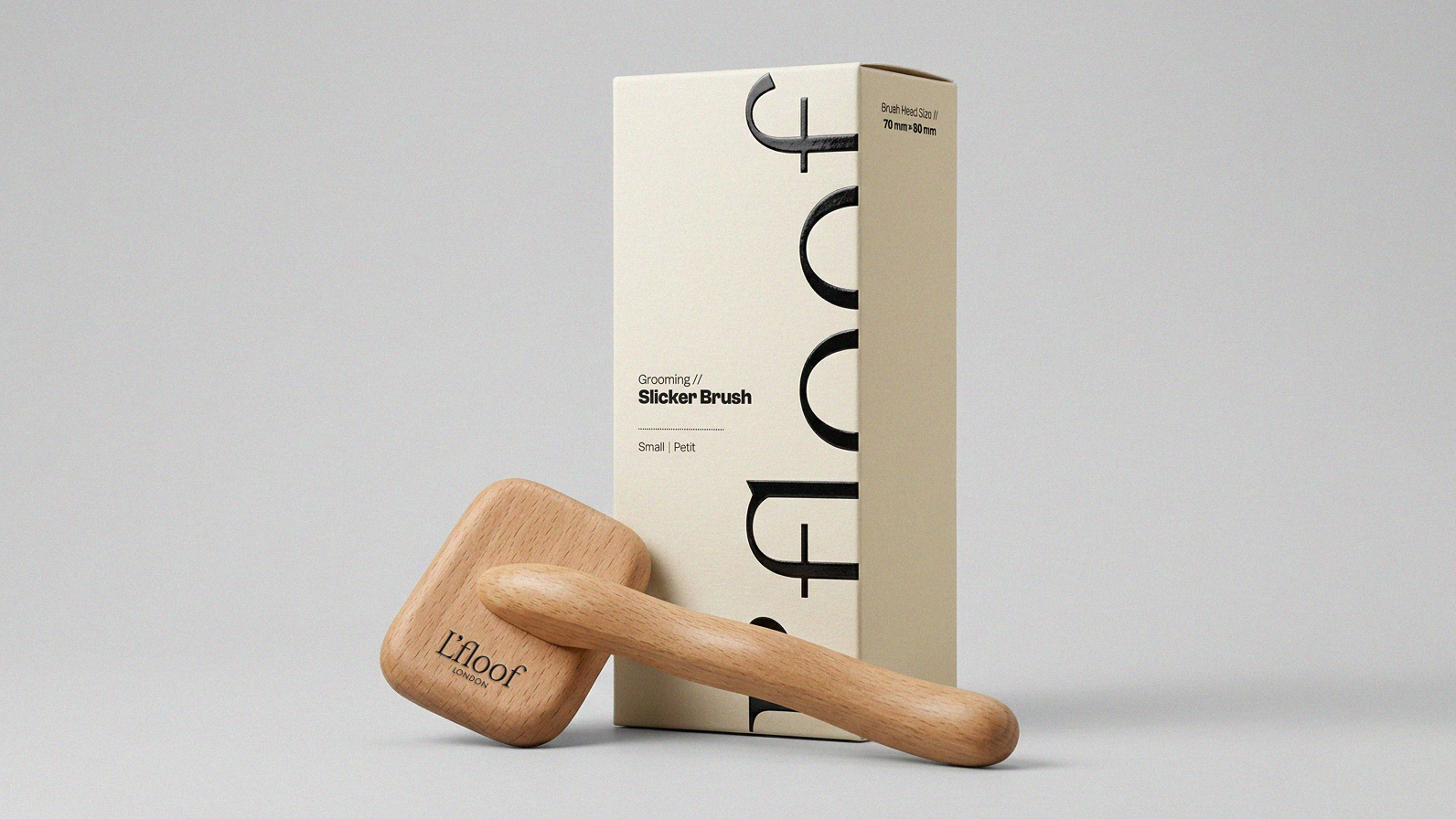 L'floof Slicker Brush for Dogs: Medium
