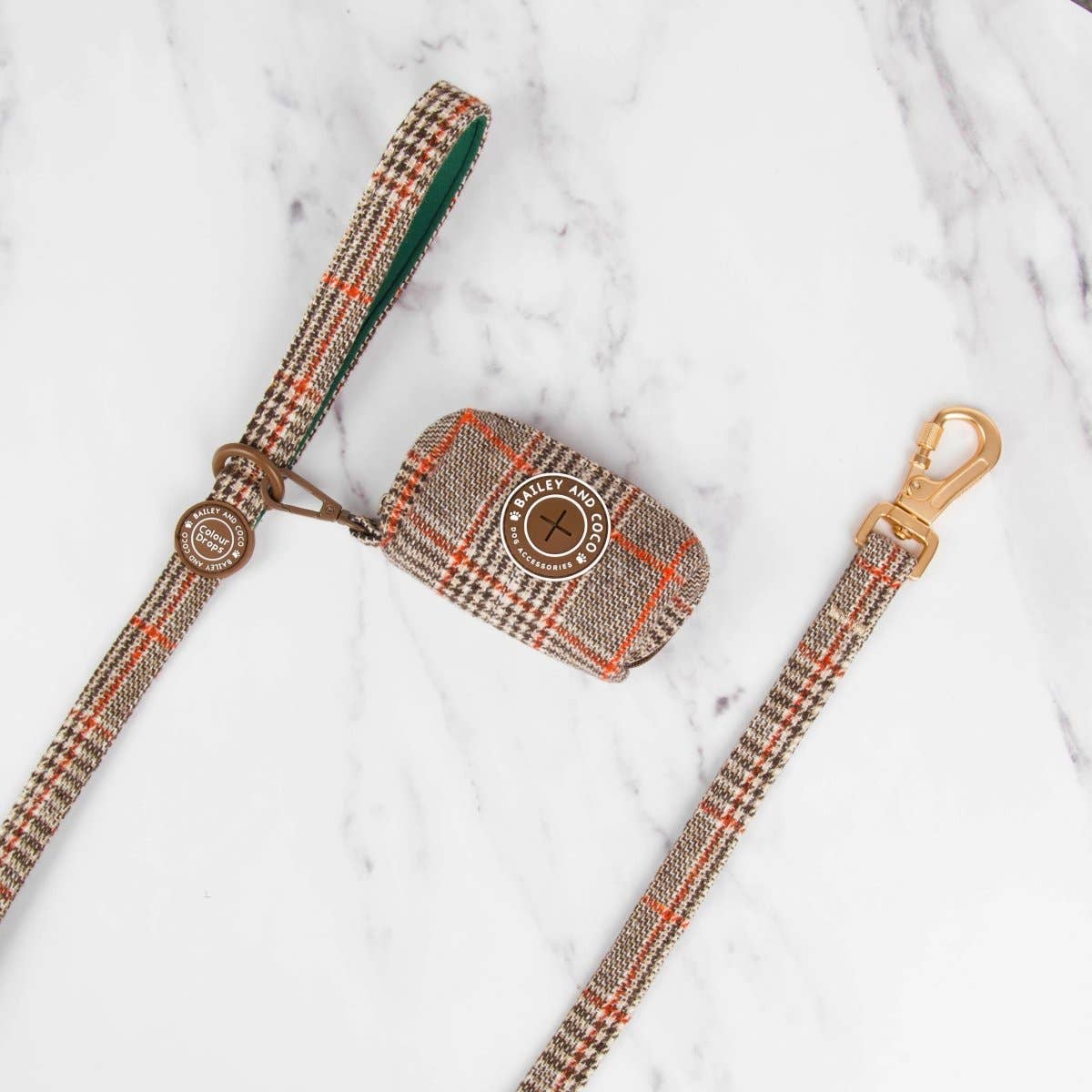 Poo Bag Holder - Colour Drops - Heritage Plaid
