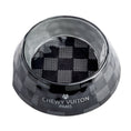 Load image into Gallery viewer, Black Checker Chewy Vuiton Bowl
