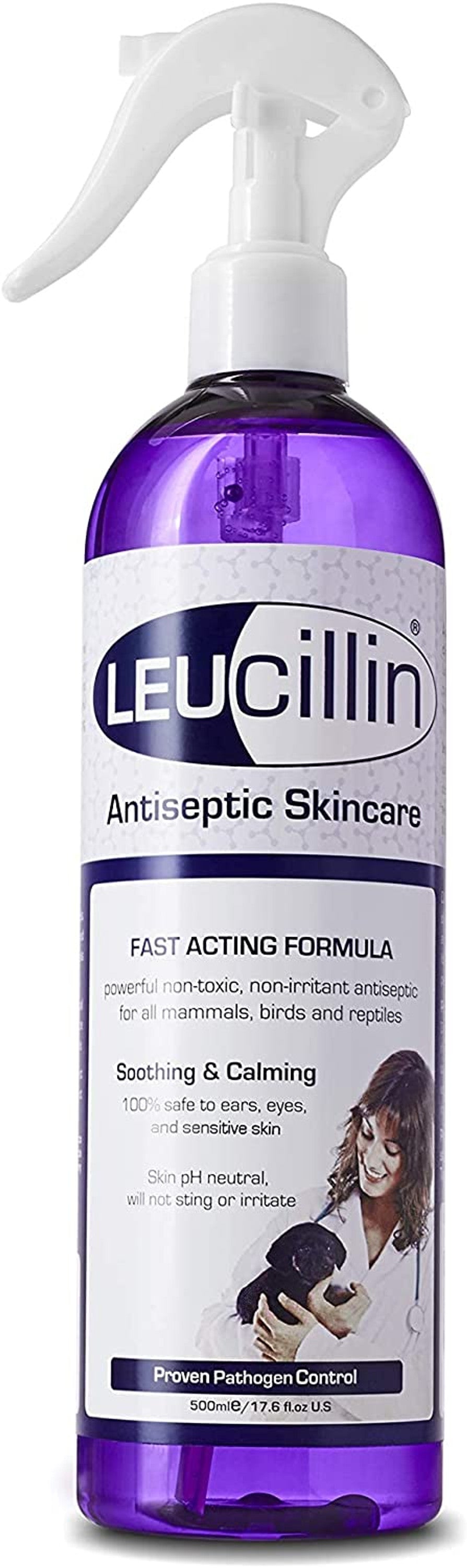 Leucillin Skin & Coat Supplement for Dogs – Healthy Skin, Shiny Coat