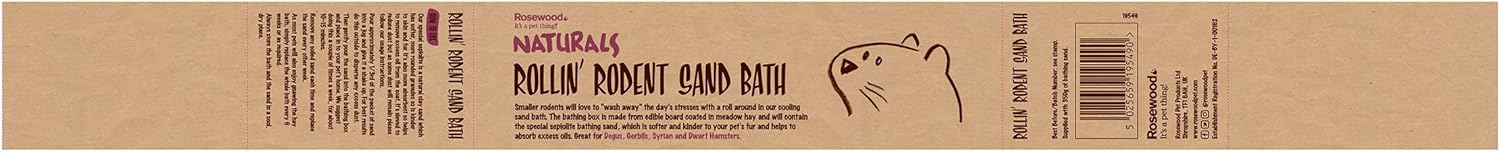 Rosewood  Rollin' Rodent Small Pet Sand Bath