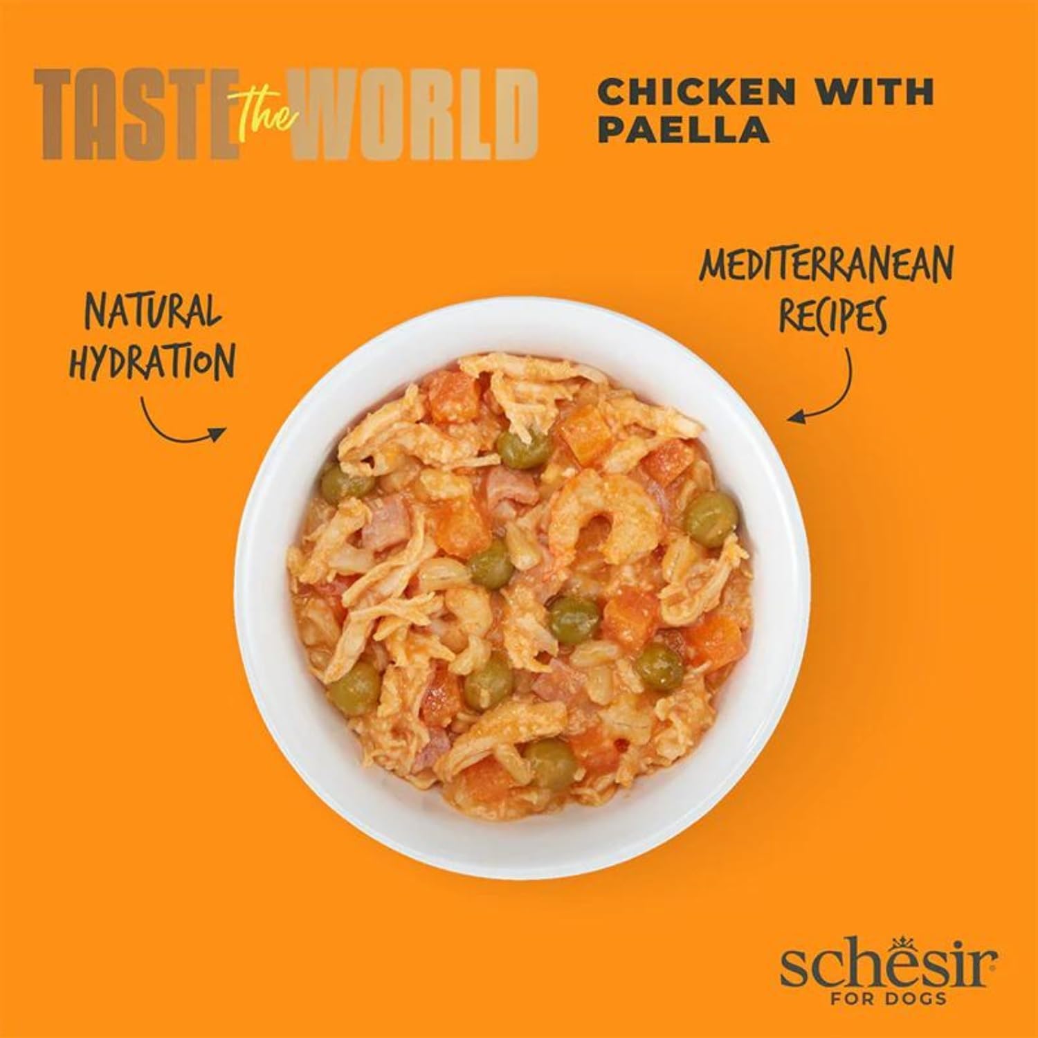 Schesir Taste The World Adult Dog Chicken Carbonara 150g