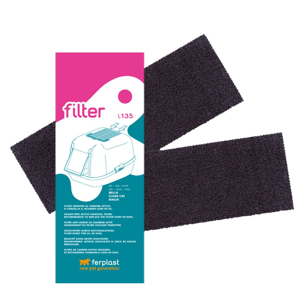 Ferplast  Spare Carbon Filter(X2) For Cat Toilets 