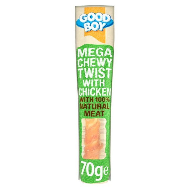 Good Boy Pawsley & Co Mega Chewy Twists with Chicken 70g Case of 18