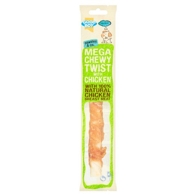 Good Boy Pawsley & Co Mega Chewy Twists with Chicken 70g Case of 18