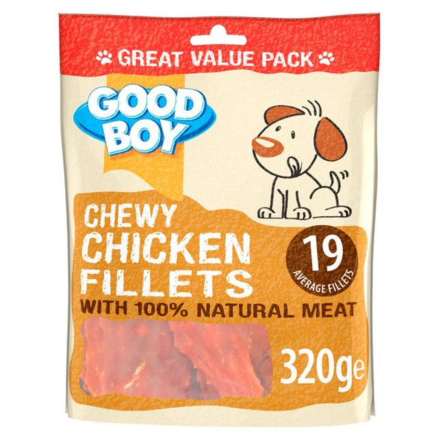 Good Boy Pawsley & Co Chewy Chicken Fillets 320g Case of 3