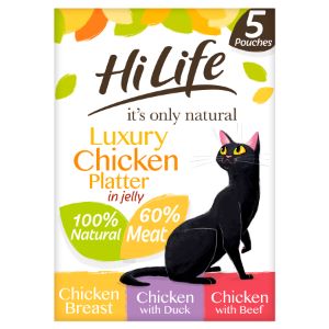 HiLife Luxury Food Platter Seafood / Chicken Cat Wet Food