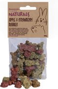 Load image into Gallery viewer, Rosewood Apple & Strawberry Bunnies Fruit Small Animal Treats, 100g, Case of 9
