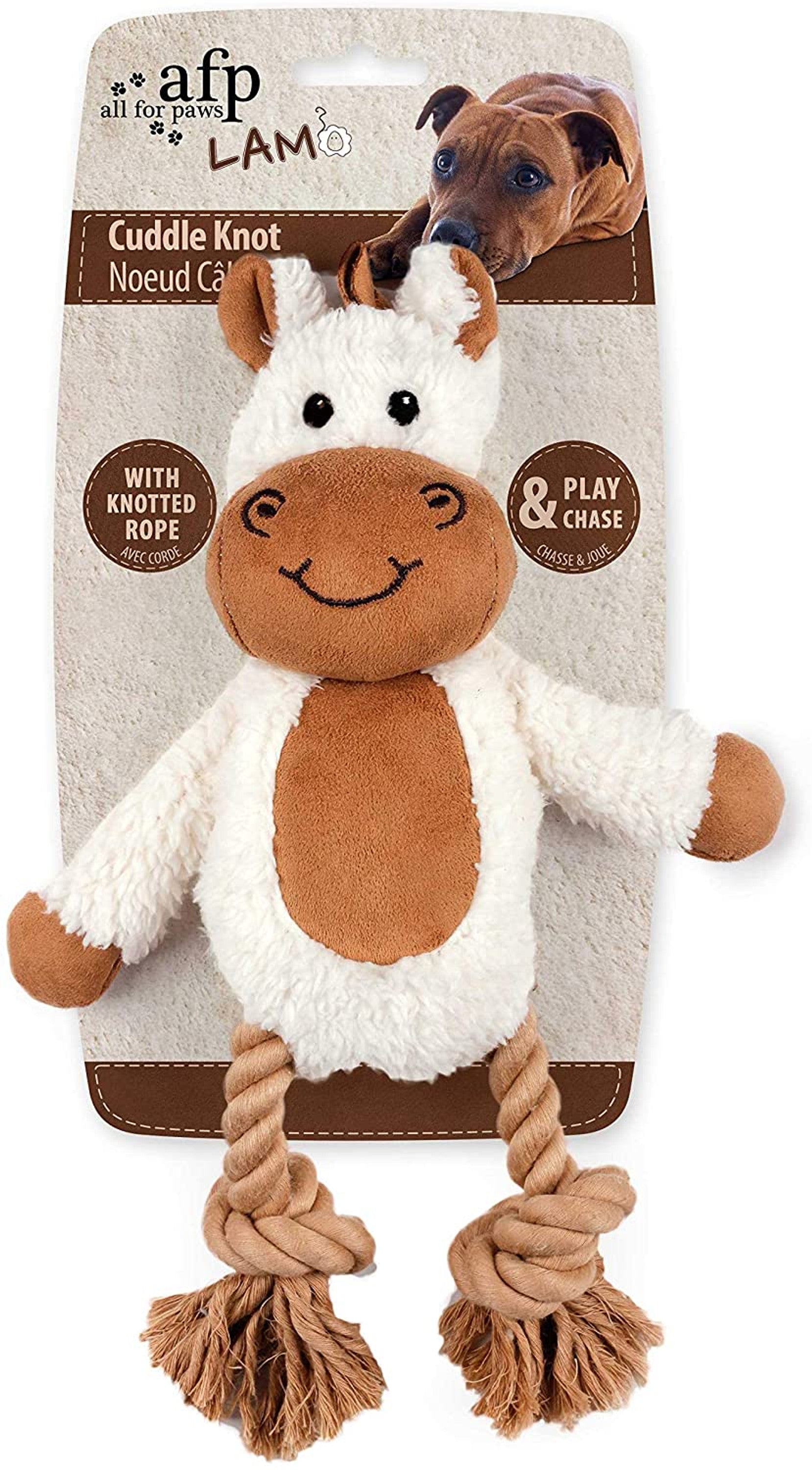 All For Paws Lambswool Cuddle Knotted Rope
