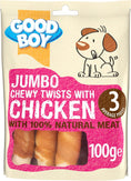 Load image into Gallery viewer, Good Boy Pawsley & Co Jumbo Chewy Twists with Chicken 100g Case of 12
