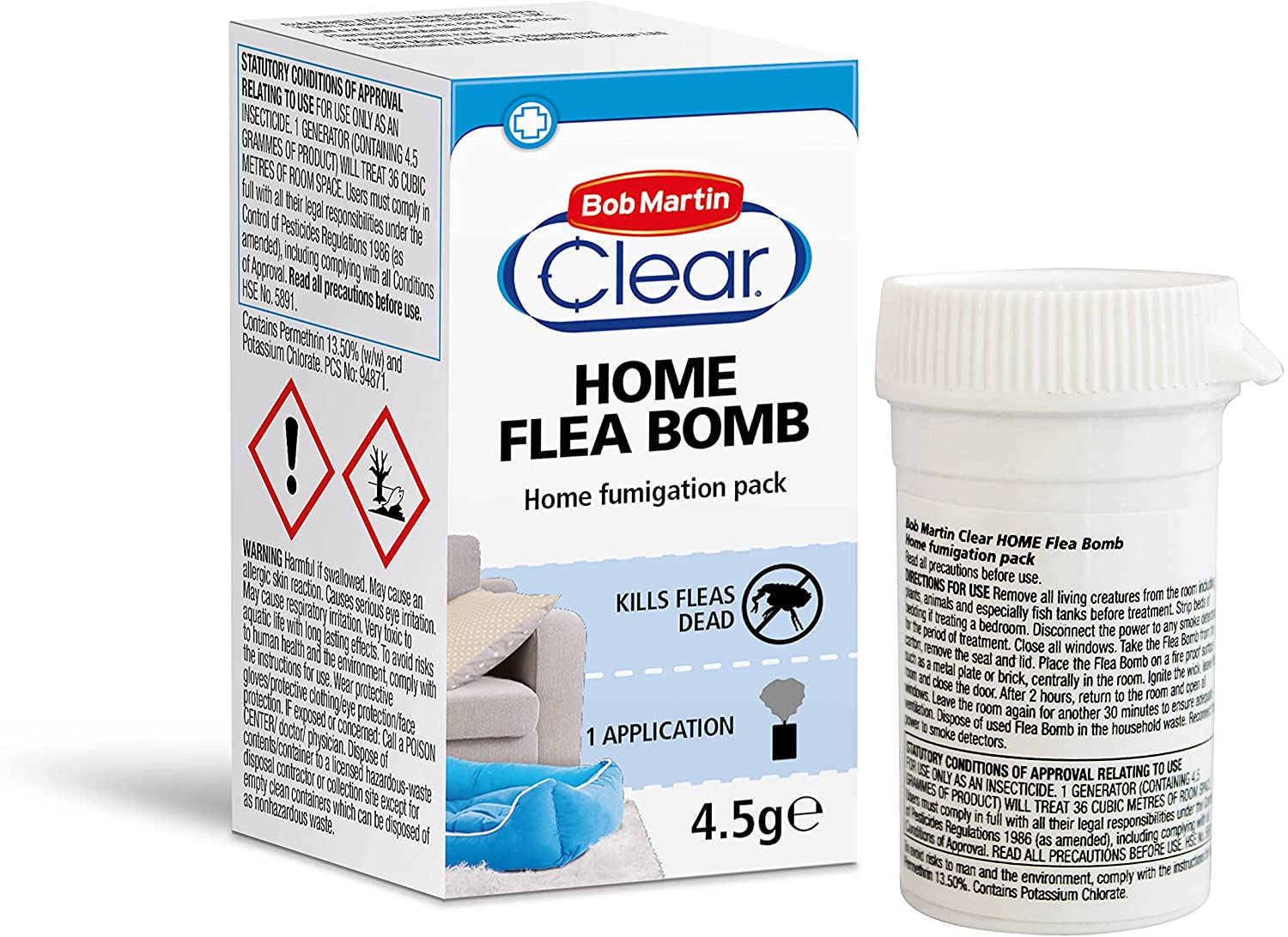 Bob Martin Flea Bomb Powerful Home Flea & Insect Room Treatment