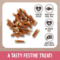 Load image into Gallery viewer, Rosewood Smoked Salmon & Cheese Cat Treats Natural Gourmet Snacks for Cats, 70g Case of 12
