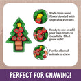 Load image into Gallery viewer, Rosewood Christmas Puzzle Tree Interactive Holiday Dog Toy Mental Stimulation & Chew Fun

