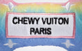 Load image into Gallery viewer, Pink Ombre Chewy Vuiton Bone Squeaker Dog Toy: Large
