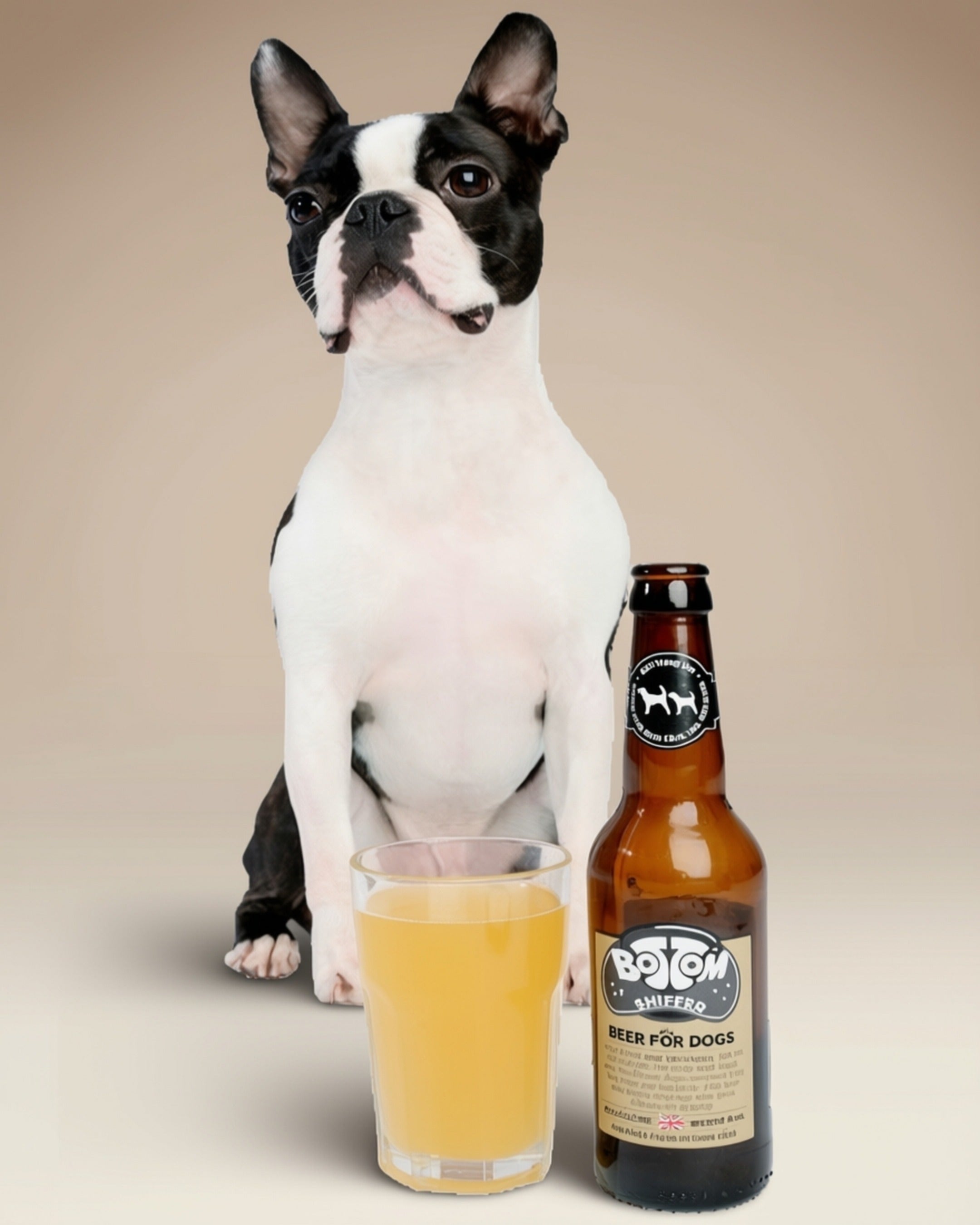 Woof & Brew Bottom Sniffer Dog Beer