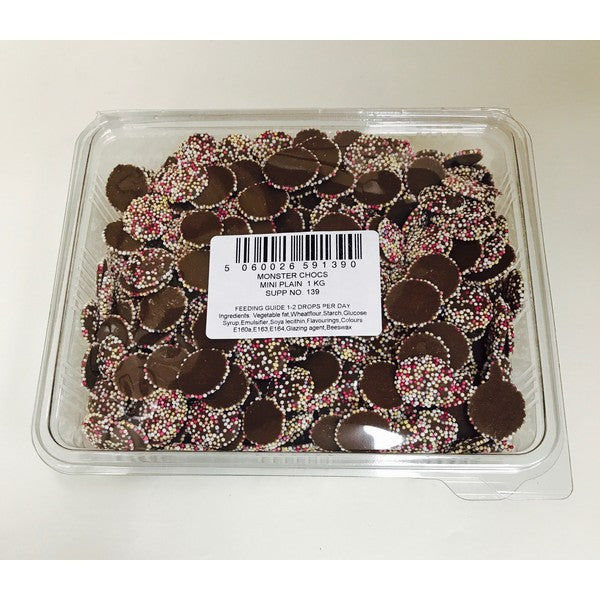 Monster Chocs Mini Chocolate Assortment 1kg Bite-Sized Candy Mix