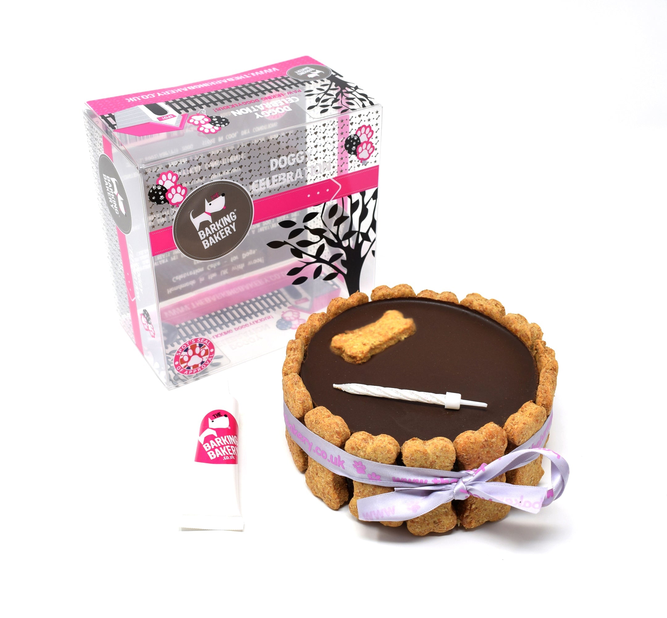Barking Bakery Carob Iced Pawty Cake