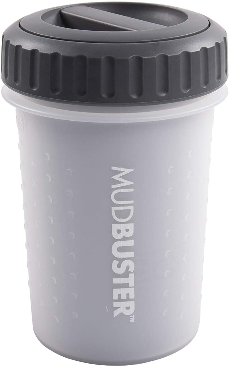 Dexas MudBuster Light Grey For Dogs Lidded / Unlidded