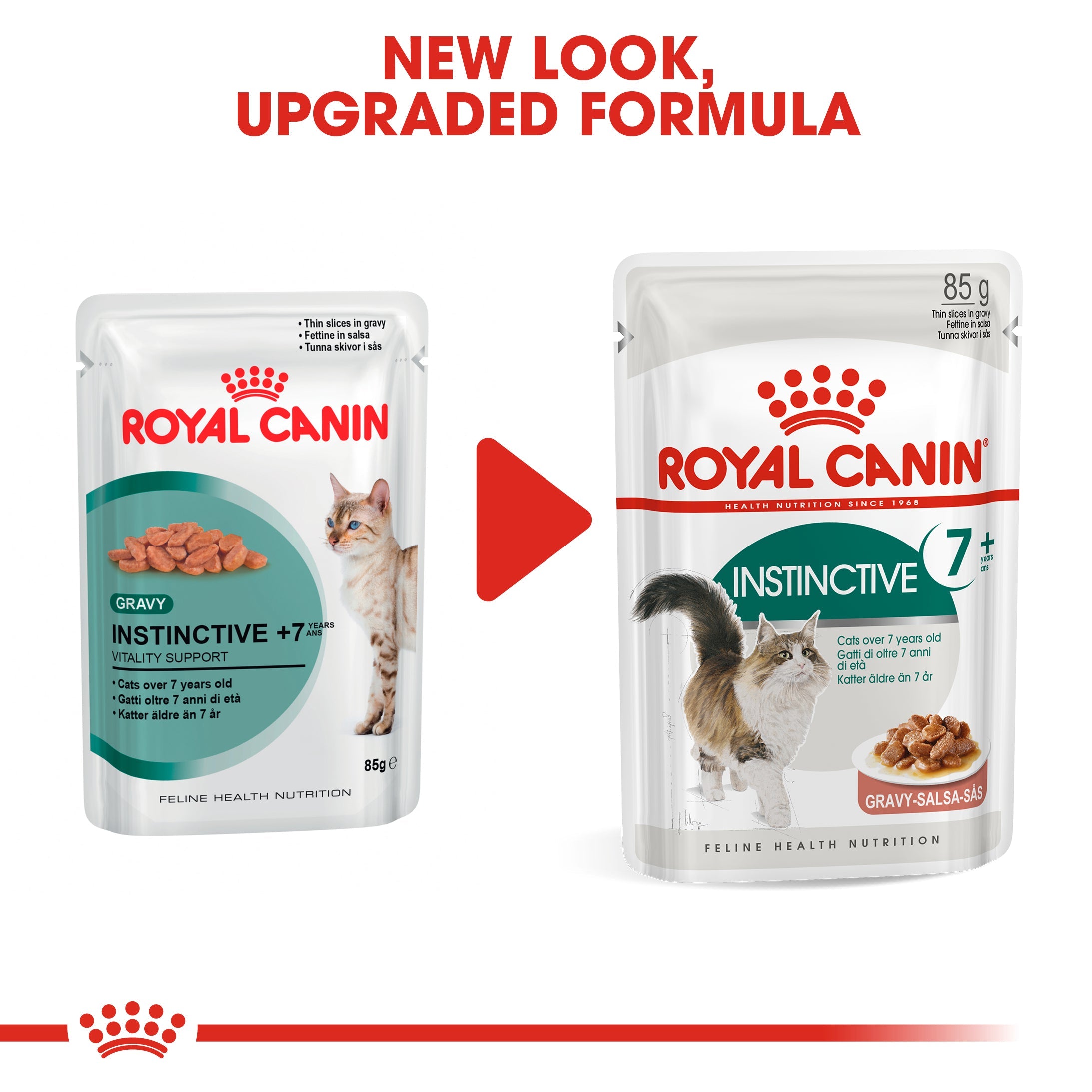Royal Canin Instinctive Adult 7+ In Gravy Wet Cat Food