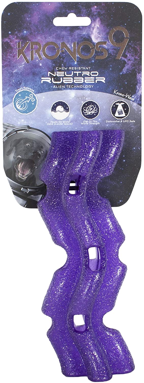Kronos9 Wave Treat Dispenser Dog Toy