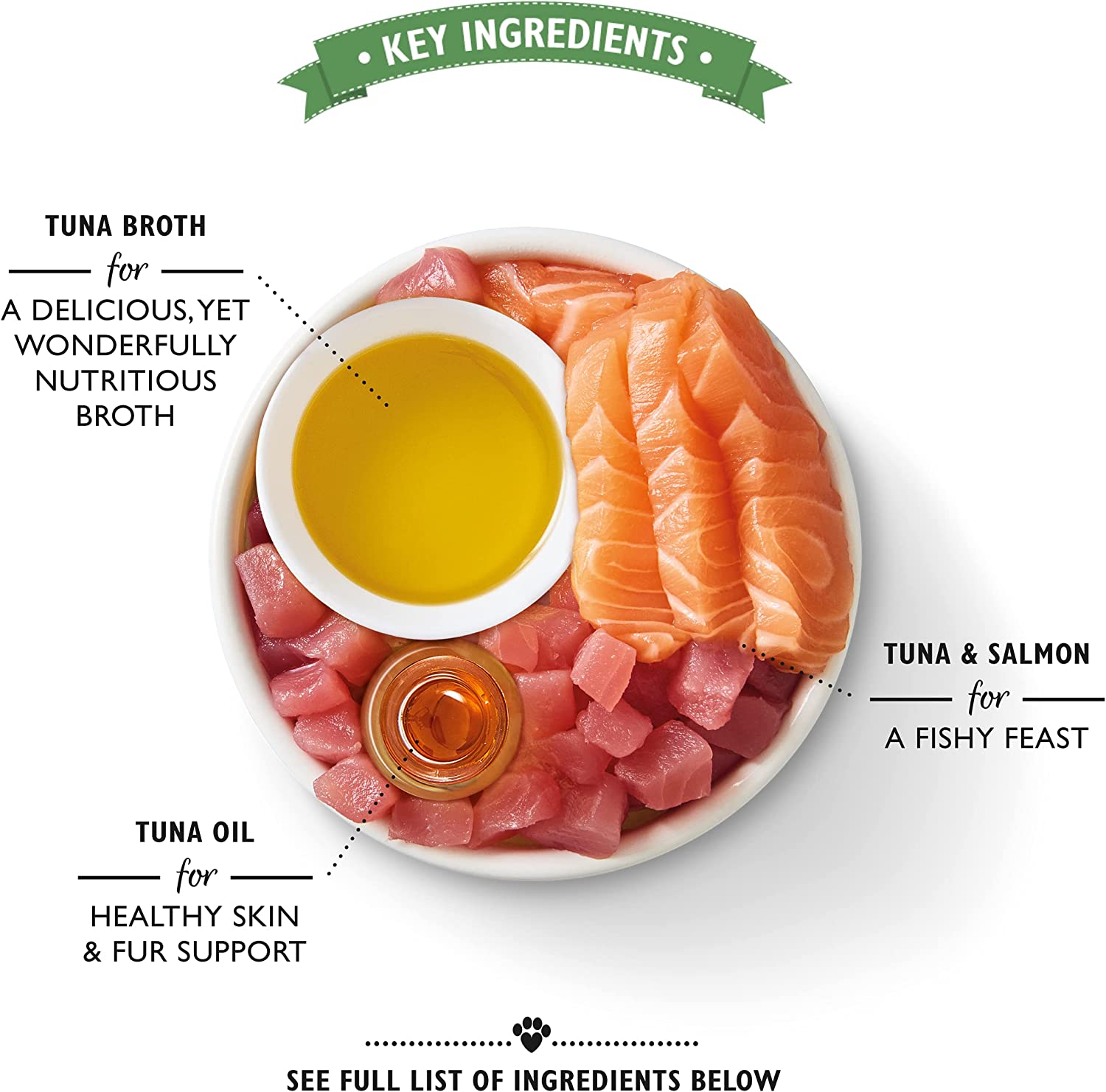 Lily's Kitchen Fillets Tuna and Salmon in Broth for Cats