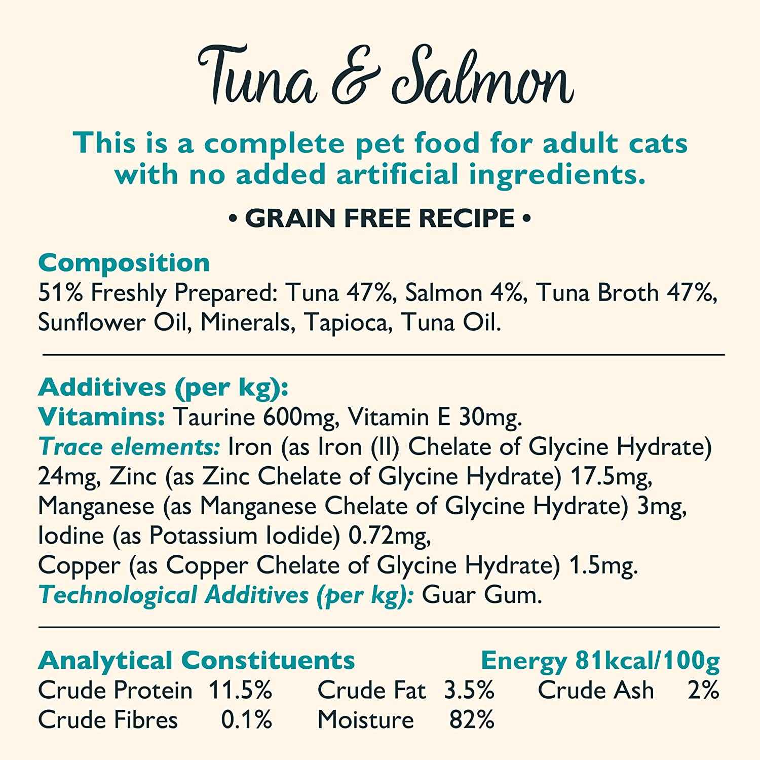 Lily's Kitchen Fillets Tuna and Salmon in Broth for Cats