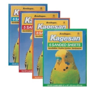Kagesan Sanded Sheets For Birds Cage
