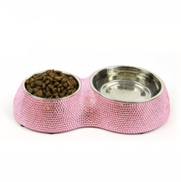 Pet Crystalised Double Food Station