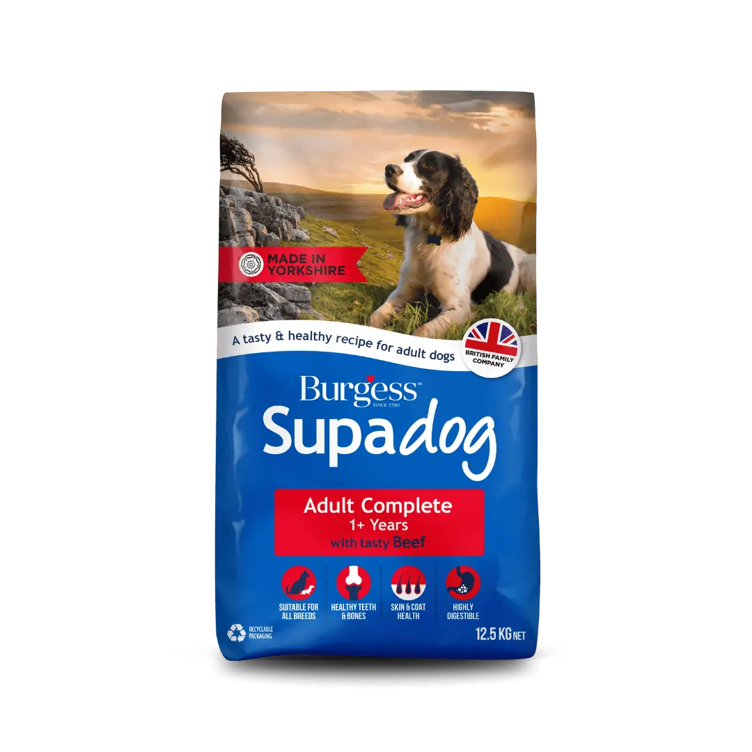 Burgess Supadog Adult Complete with Tasty Beef 12.5kg