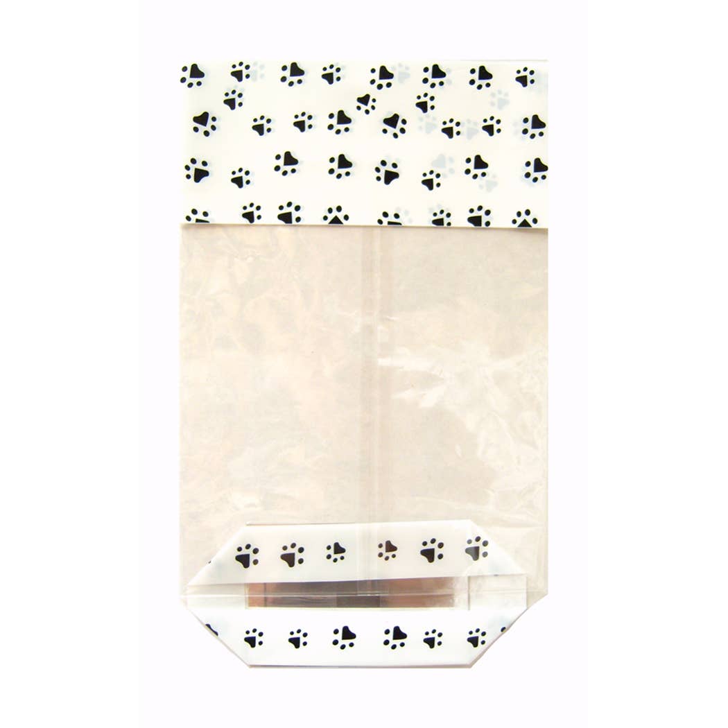 Paw Print Candy Sweet Bags - (medium pk100)