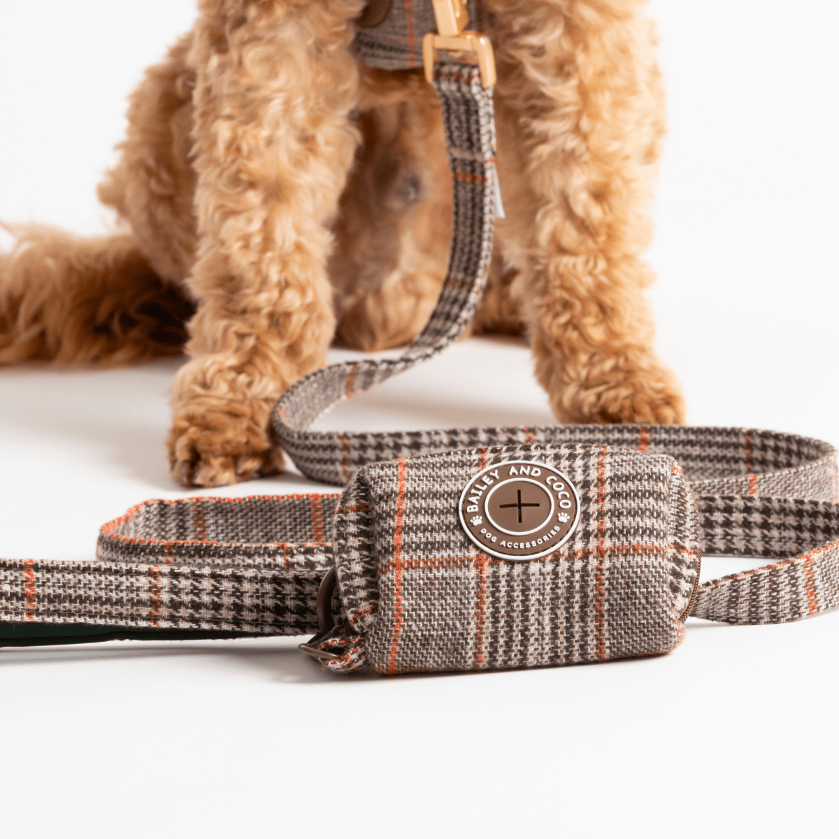 Poo Bag Holder - Colour Drops - Heritage Plaid