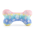 Load image into Gallery viewer, Pink Ombre Chewy Vuiton Bone Squeaker Dog Toy: Large
