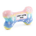 Load image into Gallery viewer, Pink Ombre Chewy Vuiton Bone Squeaker Dog Toy: Large
