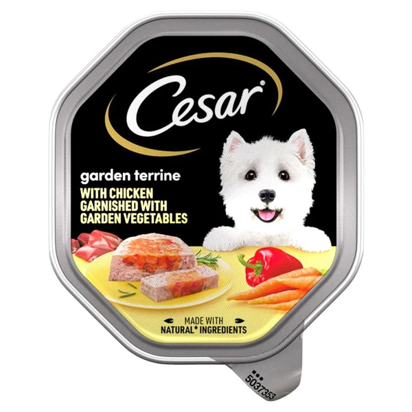Cesar Garden Terrine With Chicken Garnished with Garden Vegetables 14 x 150g