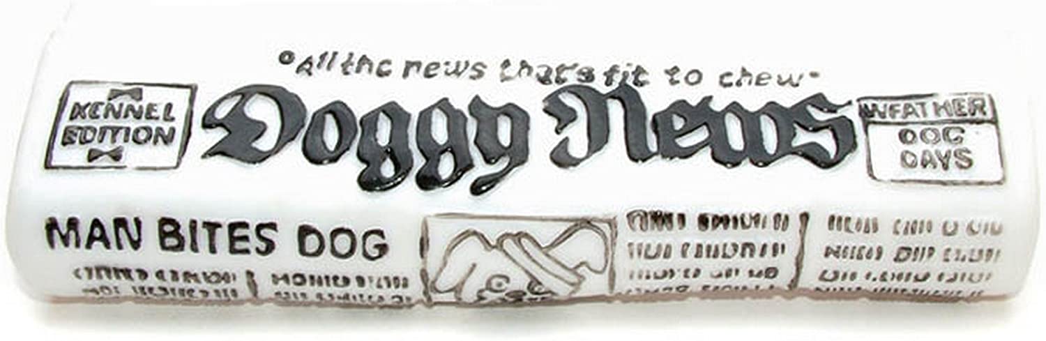Classic Vinyl Newspaper Dog Toys