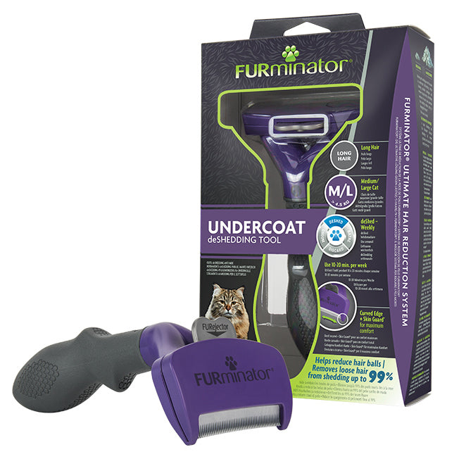 FURminator Undercoat deShedding Tool for Large Cat