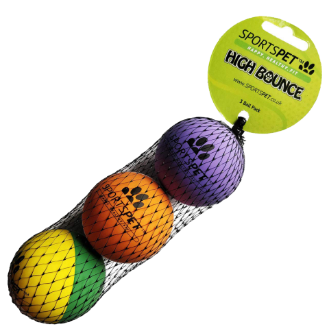 Sportspet High Bounce Balls For Dogs