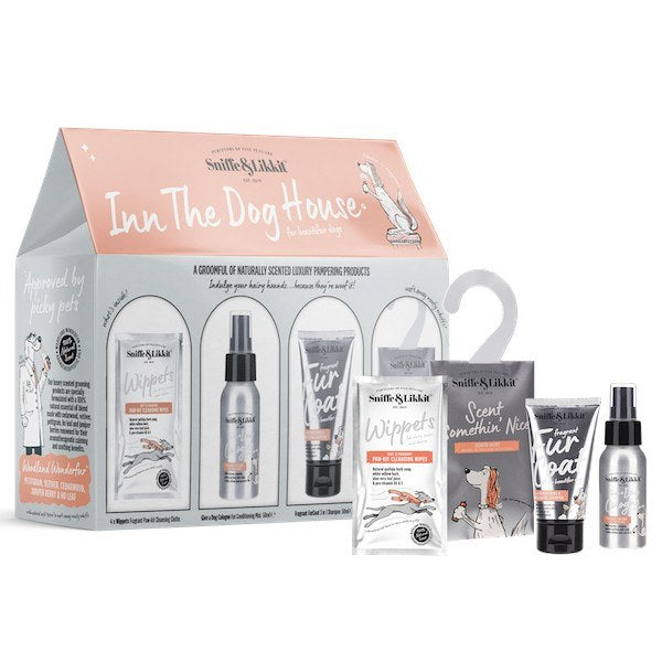 Sniffe & Likkit ‘Inn The Dog House’ Grooming Gift Set