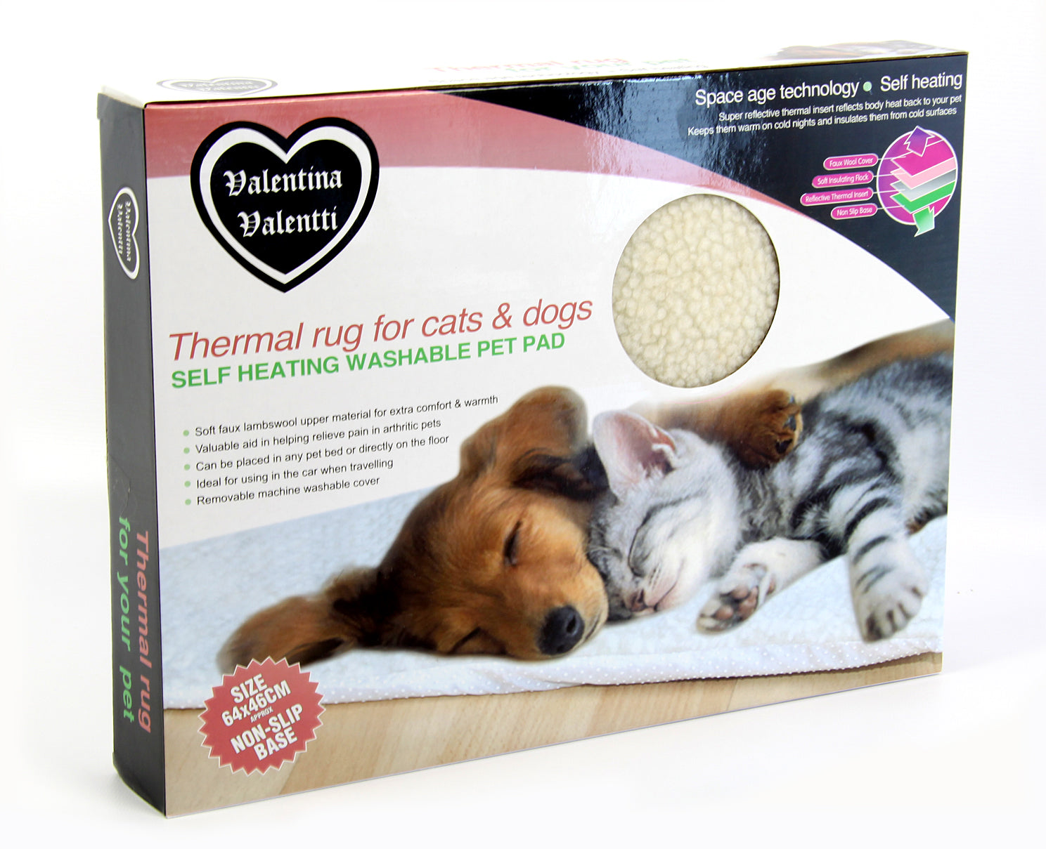 Self Heating Thermal Pet Pad